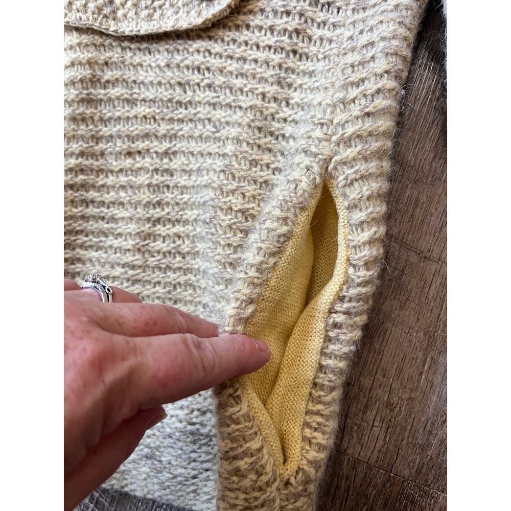 Free People Boho Fringe cardigan browns‎ size XS - Picture 7 of 7